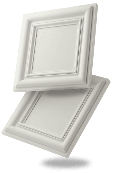 Moldura decorativa em gesso
