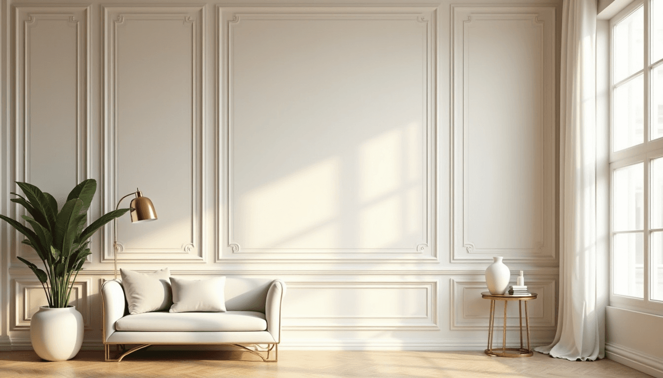 Boiserie decorativo em gesso instalado por Maicon Monteiro