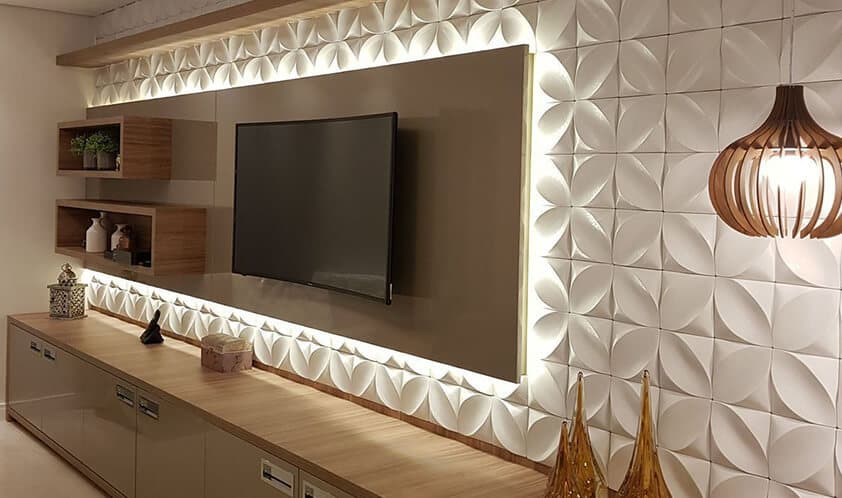 Revestimento 3D em Gesso